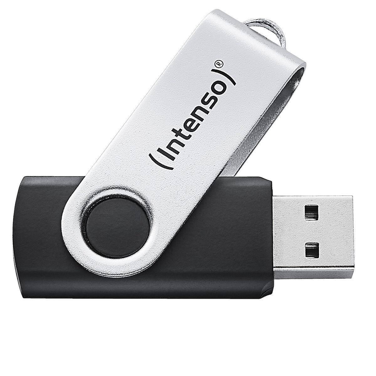 INTENSO Office Line 128GB USB Stick 3.2 Silver-Black (3543491) (INTE3543491)