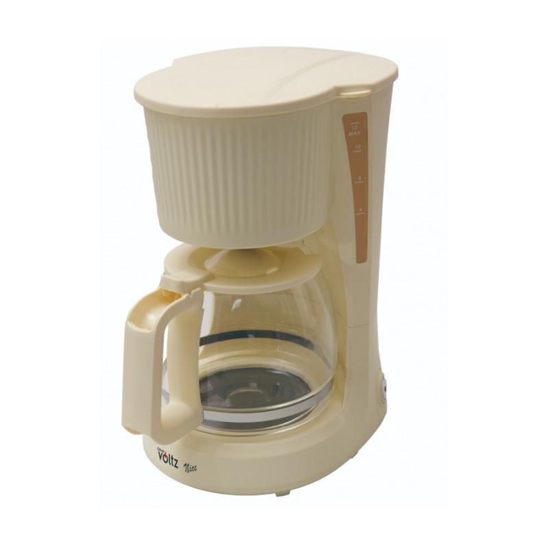 Кафемашина Oliver Voltz Nice OV51170PR, 750 W, 1.5 л - 12 чаши, Поддъжане на топлината, Крем