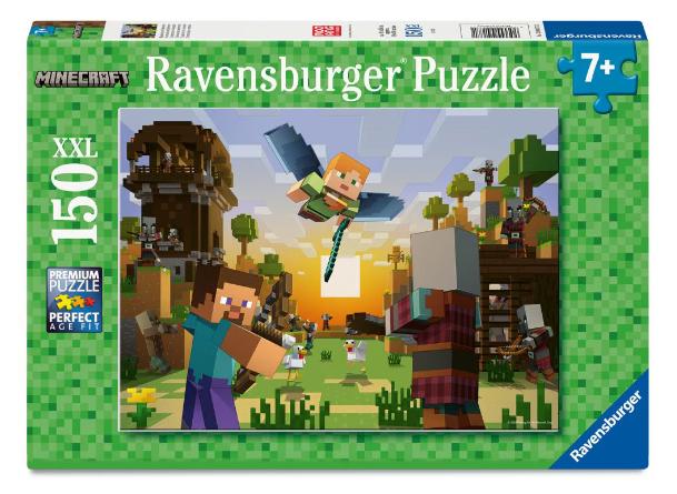 Minecraft Ravensburger XXL пъзел 150 части | JAR Computers Minecraft Ravensburger XXL пъзел 150 части