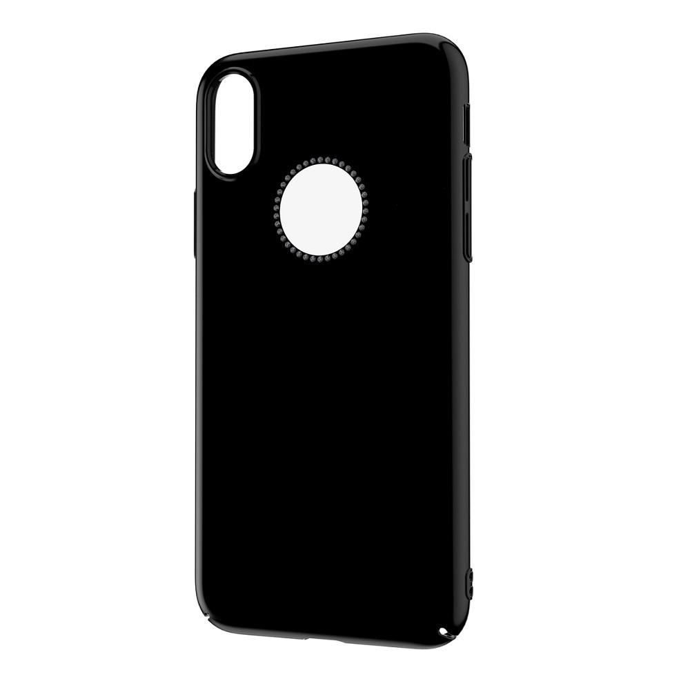 Поликарбонатов кейс за iPhone X (с кристали Сваровски) - Comma Crystal Shining Case (черен) | JAR Computers Поликарбонатов кейс за iPhone X (с кристали Сваровски) - Comma Crystal Shining Case (черен)