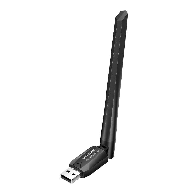 Vention безжичен адаптер WiFi USB adapter Dual Band, 650Mbps, Black - KDTB0 | JAR Computers Vention безжичен адаптер WiFi USB adapter Dual Band, 650Mbps, Black - KDTB0