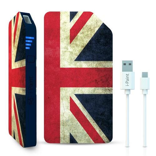 Външна батерия 3000 mAh за мобилни устройства - iPaint UK Power Bank | JAR Computers Външна батерия 3000 mAh за мобилни устройства - iPaint UK Power Bank