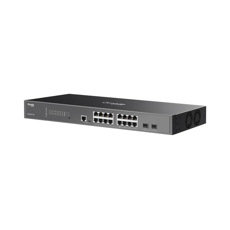 18-портов L2+ управляем суич 16×2.5G, 2×10GE SFP+, PoE++ - Omada by TP-Link SG3218XP-M2 | JAR Computers 18-портов L2+ управляем суич 16×2.5G, 2×10GE SFP+, PoE++ - Omada by TP-Link SG3218XP-M2