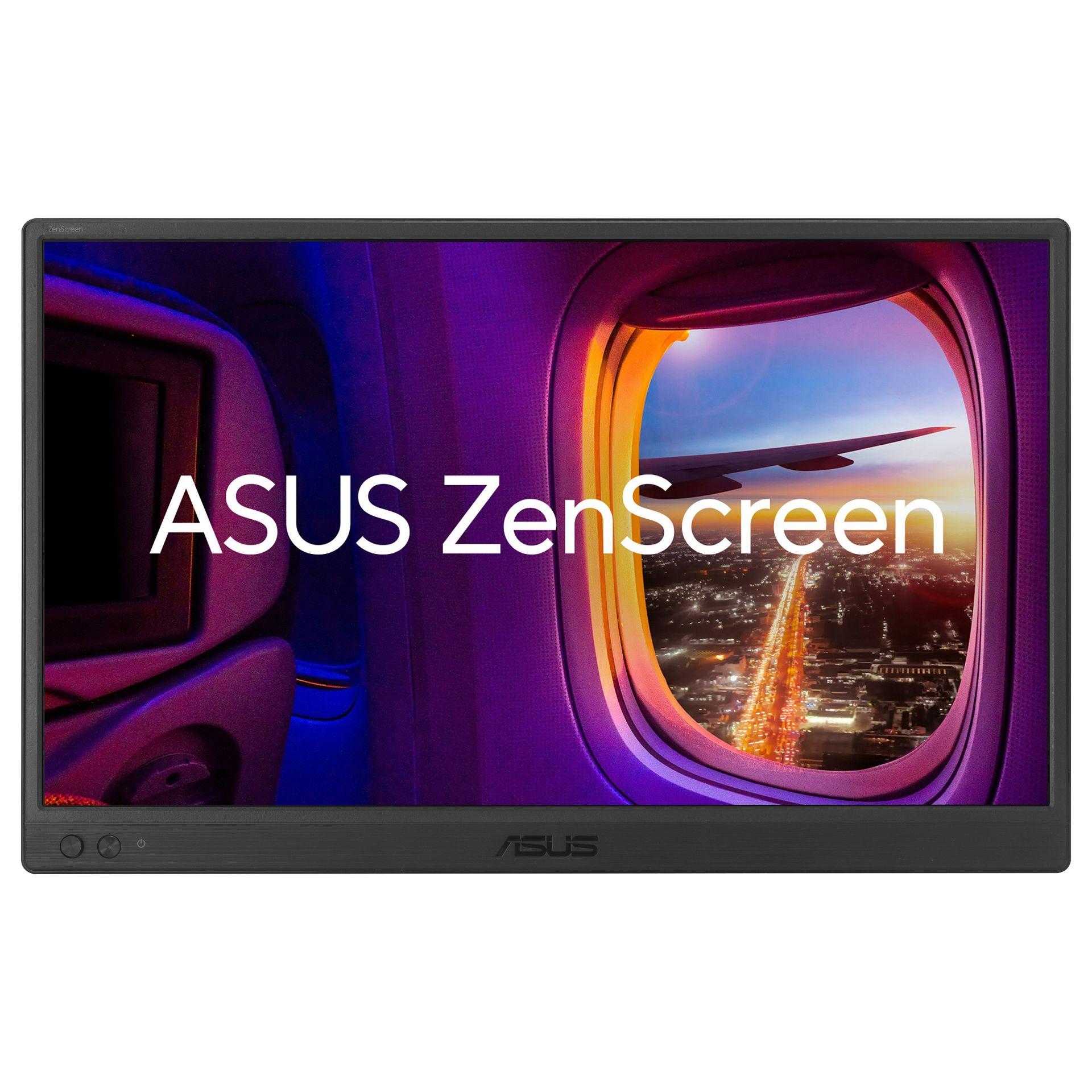 ASUS ZenScreen MB169CK Portable USB Monitor- 16 inch (15.6 inch viewable), Full HD, IPS, dual USB Type-C, mini-HDMI, Flicker Free, Blue Light Filter, Anti-glare surface, 360° kickstand, 90LM0AZ3-B01171 | JAR Computers ASUS ZenScreen MB169CK Portable USB Monitor- 16 inch (15.6 inch viewable), Full HD, IPS, dual USB Type-C, mini-HDMI, Flicker Free, Blue Light Filter, Anti-glare surface, 360° kickstand, 90LM0AZ3-B01171