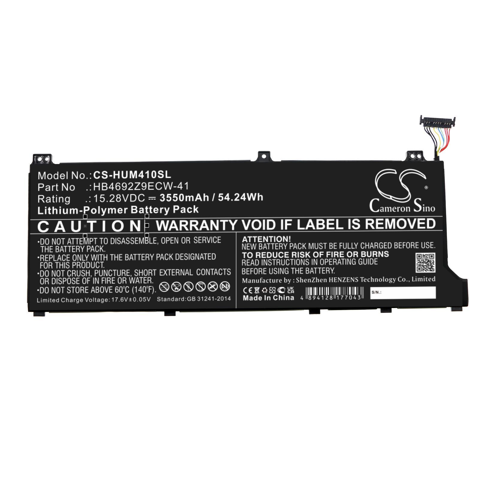 Батерия за лаптоп Huawei Magicbook 14 HB4692Z9ECW-41  15.28v 3550mAh CAMERON SINO