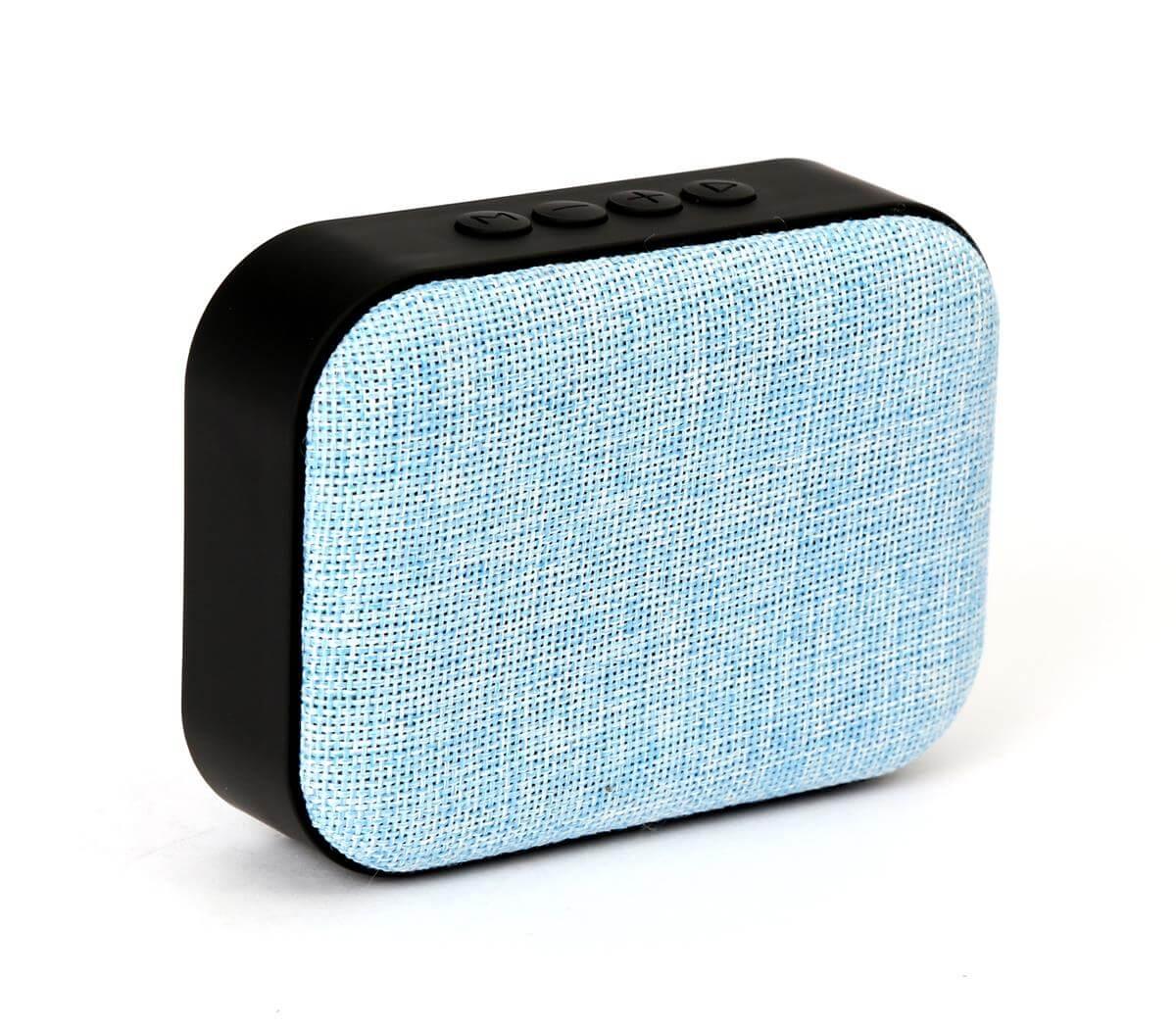 Безжичен спийкър с FM радио и MicroSD слот - Omega OG58DG Bluetooth V4.1 Fabric (син) | JAR Computers Безжичен спийкър с FM радио и MicroSD слот - Omega OG58DG Bluetooth V4.1 Fabric (син)