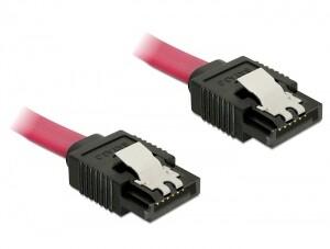 DeLOCK 82676 SATA кабел 0,3 м SATA 7-pin Червен