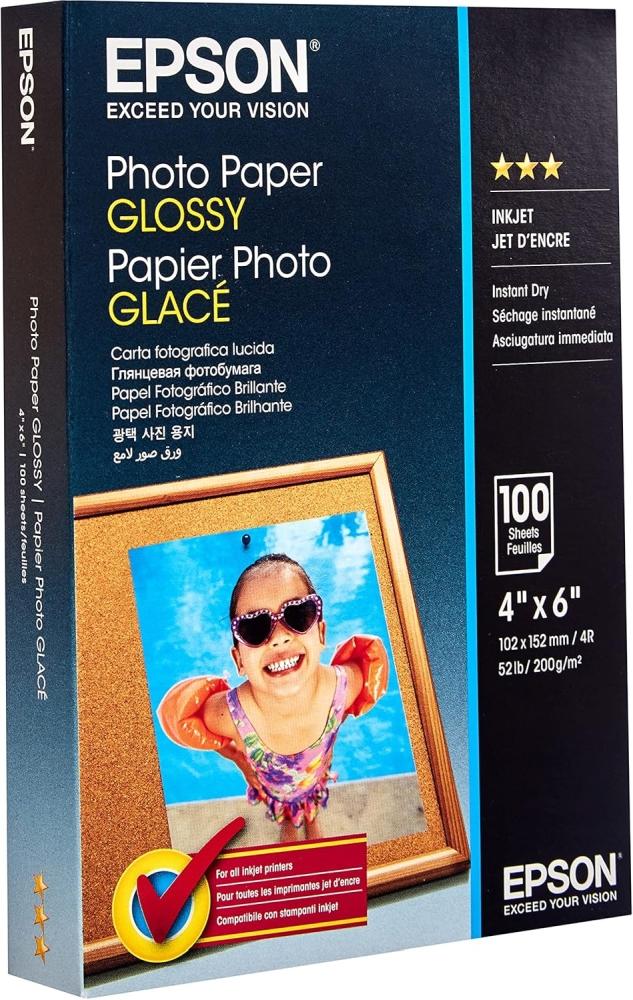 Epson Photo Paper Glossy - 10x15cm - 100 sheets | JAR Computers Epson Photo Paper Glossy - 10x15cm - 100 sheets