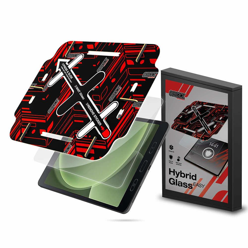 Хибридно стъклено защитно покритие за дисплея на Samsung Galaxy Tab Active 5 - GrizzGlass HybridGlass Screen Protector (прозрачно) | JAR Computers Хибридно стъклено защитно покритие за дисплея на Samsung Galaxy Tab Active 5 - GrizzGlass HybridGlass Screen Protector (прозрачно)