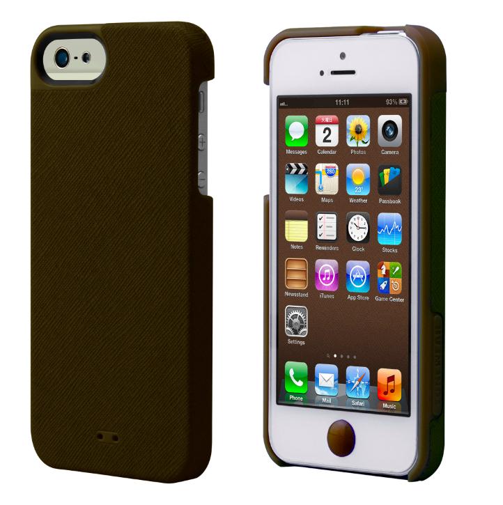 Кожен кейс с аксесоари за iPhone 5, iPhone 5S, iPhone SE - Tunewear Leatherlook (кафяв) | JAR Computers Кожен кейс с аксесоари за iPhone 5, iPhone 5S, iPhone SE - Tunewear Leatherlook (кафяв)
