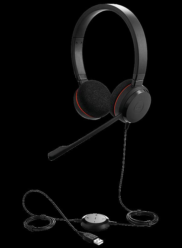 Слушалки Jabra Evolve 20 MS стерео с микрофон USB 4999-823-109 (v) | JAR Computers Слушалки Jabra Evolve 20 MS стерео с микрофон USB 4999-823-109 (v)