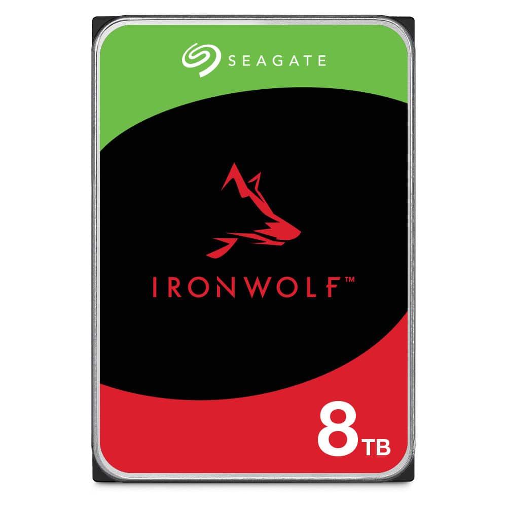 Твърд диск 8TB Seagate IronWolf NAS, SATA 6Gb/s, 7200 rpm, 3.5"(8.89 cm), ST8000VN004