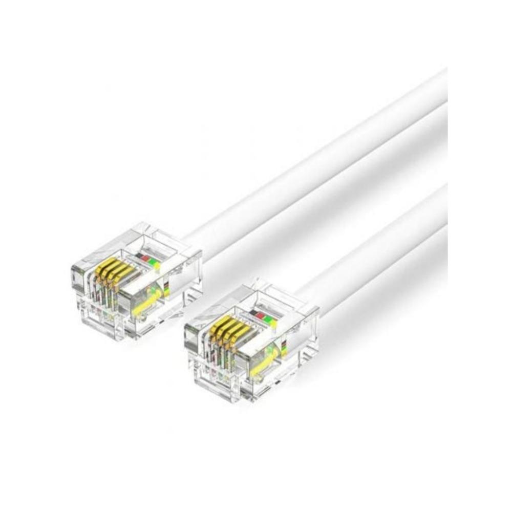 VENTION Flat 4-Core Telephone RJ11 Cable 100M White (IQAWAD) (VENIQAWAD) | JAR Computers VENTION Flat 4-Core Telephone RJ11 Cable 100M White (IQAWAD) (VENIQAWAD)