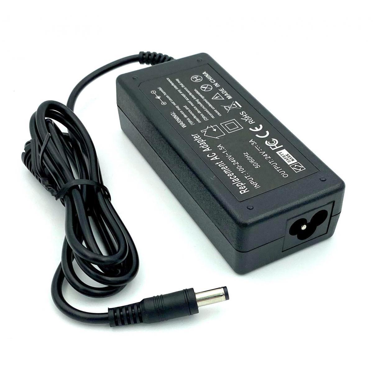 Зарядно за лаптоп/монитор- 24V / 3A / 72W (5.5x2.5) - Заместител Високо Качество A+