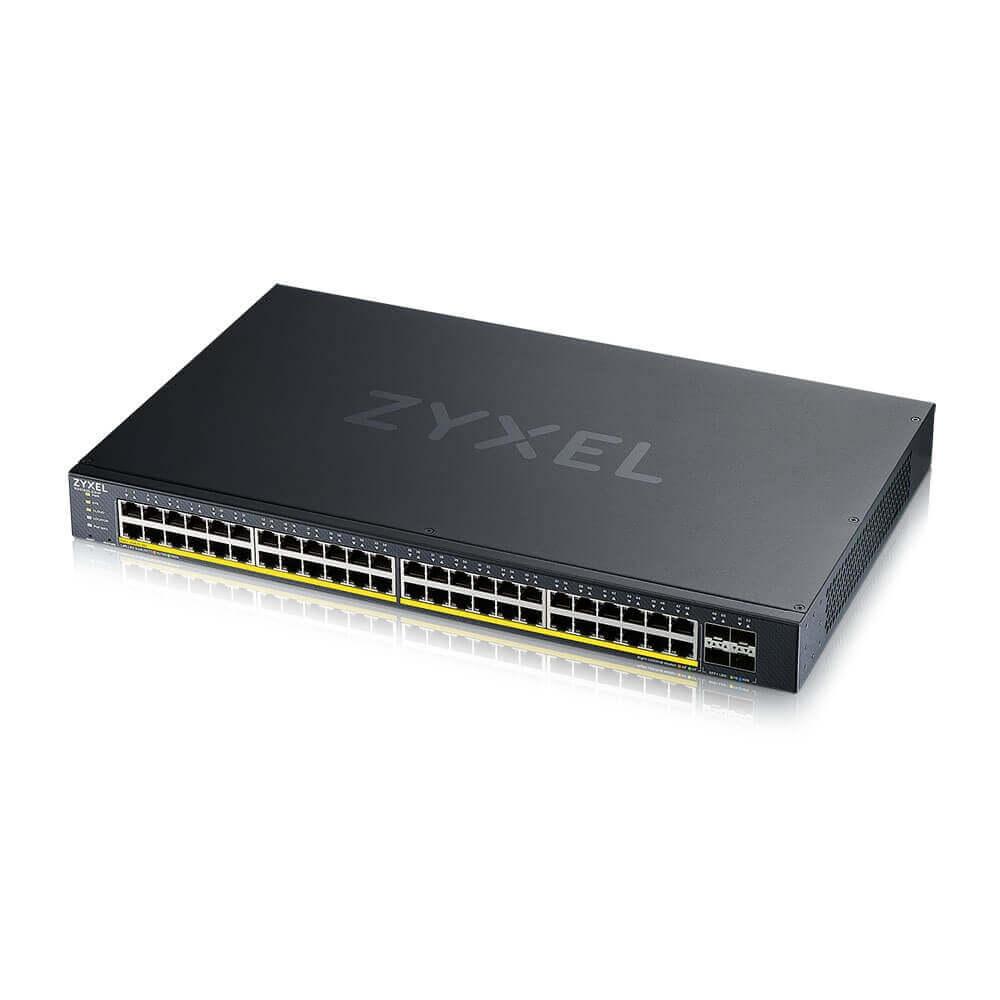 Zyxel XGS1935-52HP, 52 Port Lite-L3 Smart Managed PoE Switch, 48x Gigabit PoE and 4x 10G SFP+, hybrid mode, standalone or NebulaFlex Cloud, 375 Watt PoE | JAR Computers Zyxel XGS1935-52HP, 52 Port Lite-L3 Smart Managed PoE Switch, 48x Gigabit PoE and 4x 10G SFP+, hybrid mode, standalone or NebulaFlex Cloud, 375 Watt PoE